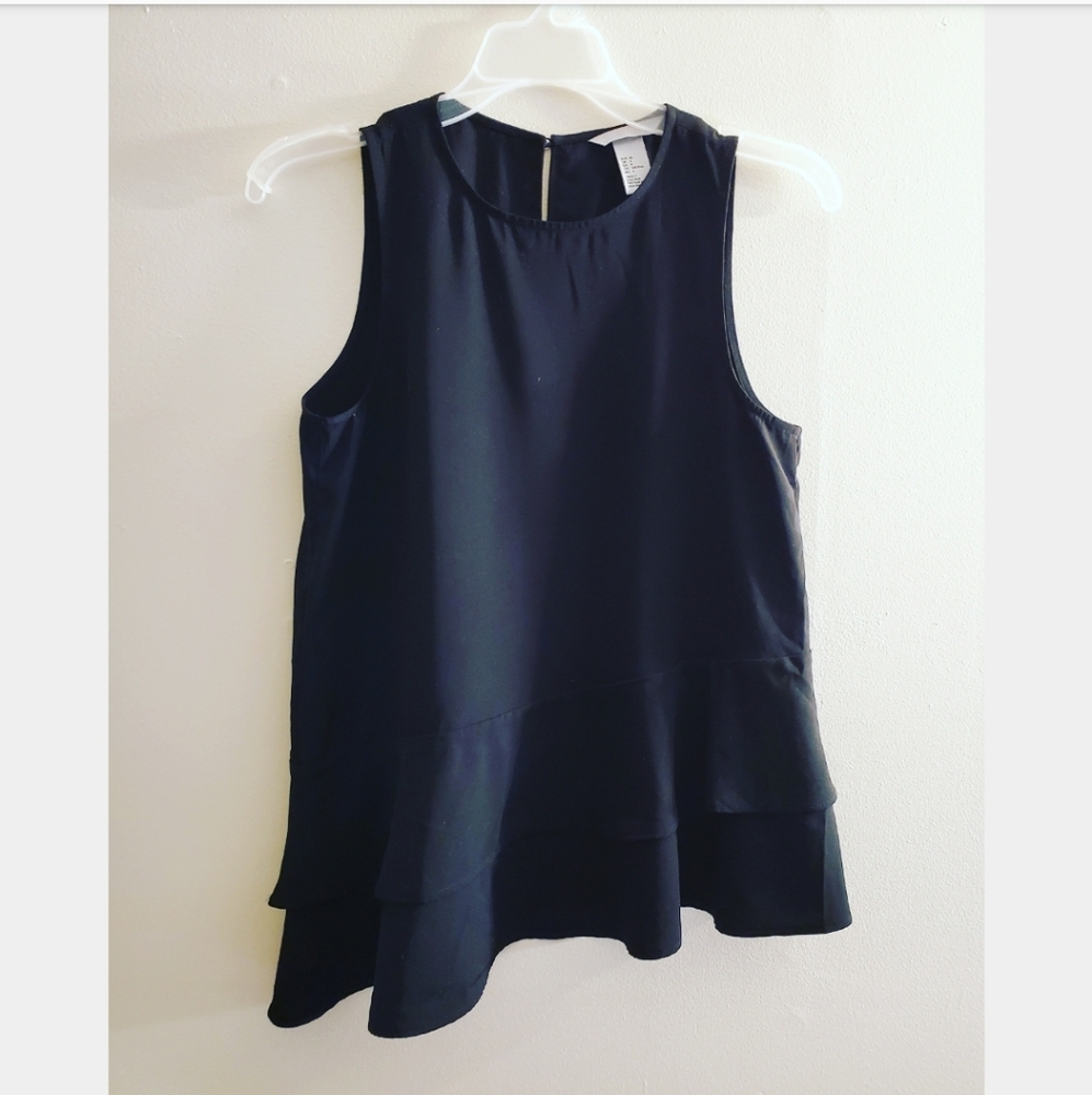 H&M Layered Uneven Dress Top